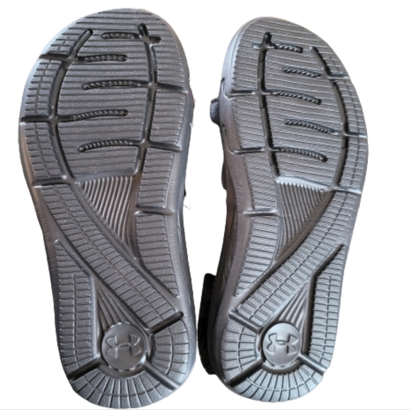 Under Armor Ignite IX Slide Sandals Adjustable Hot Pink/Black  Girls Size 4  NEW - Picture 2 of 7